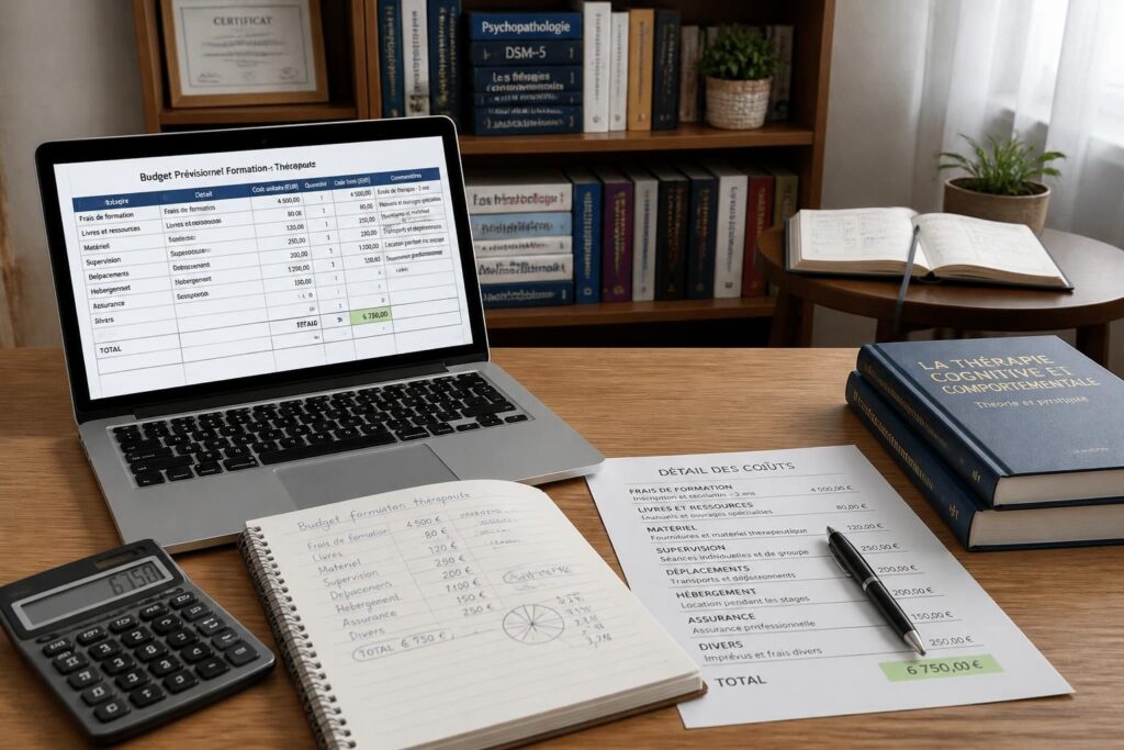 découvrez quel budget prévoir pour une formation de thérapeute, les coûts associés et les options pour financer votre cursus.