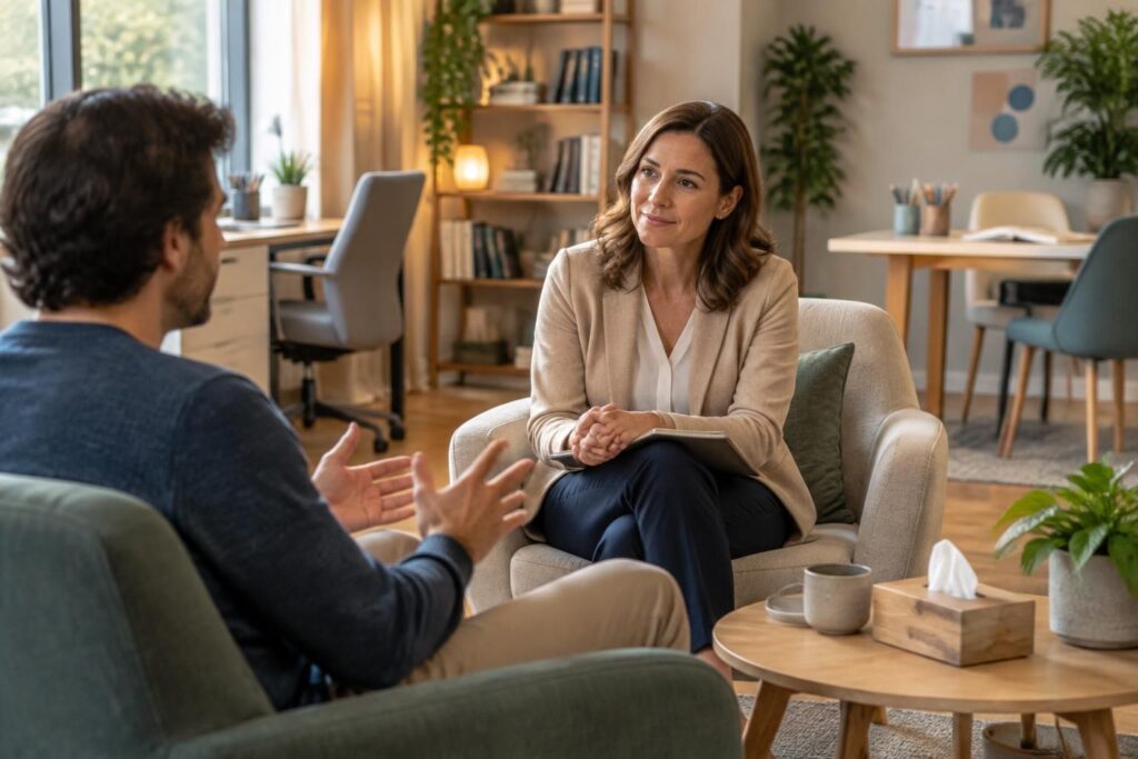 découvrez la définition du thérapeute, son rôle et ses méthodes, ainsi que les différences avec un psychologue ou un coach.